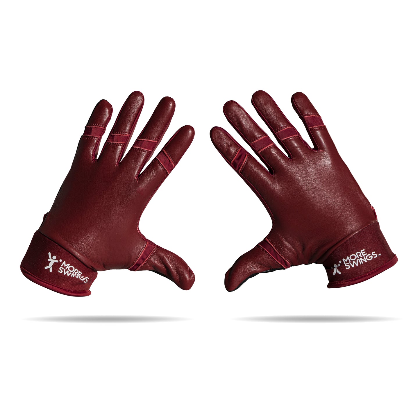 Black & Maroon Reversible Batting Gloves