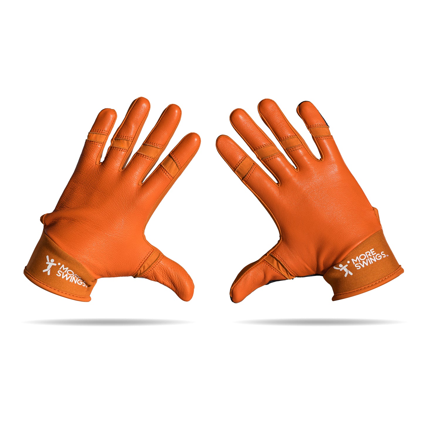 Orange & Navy Reversible Batting Gloves