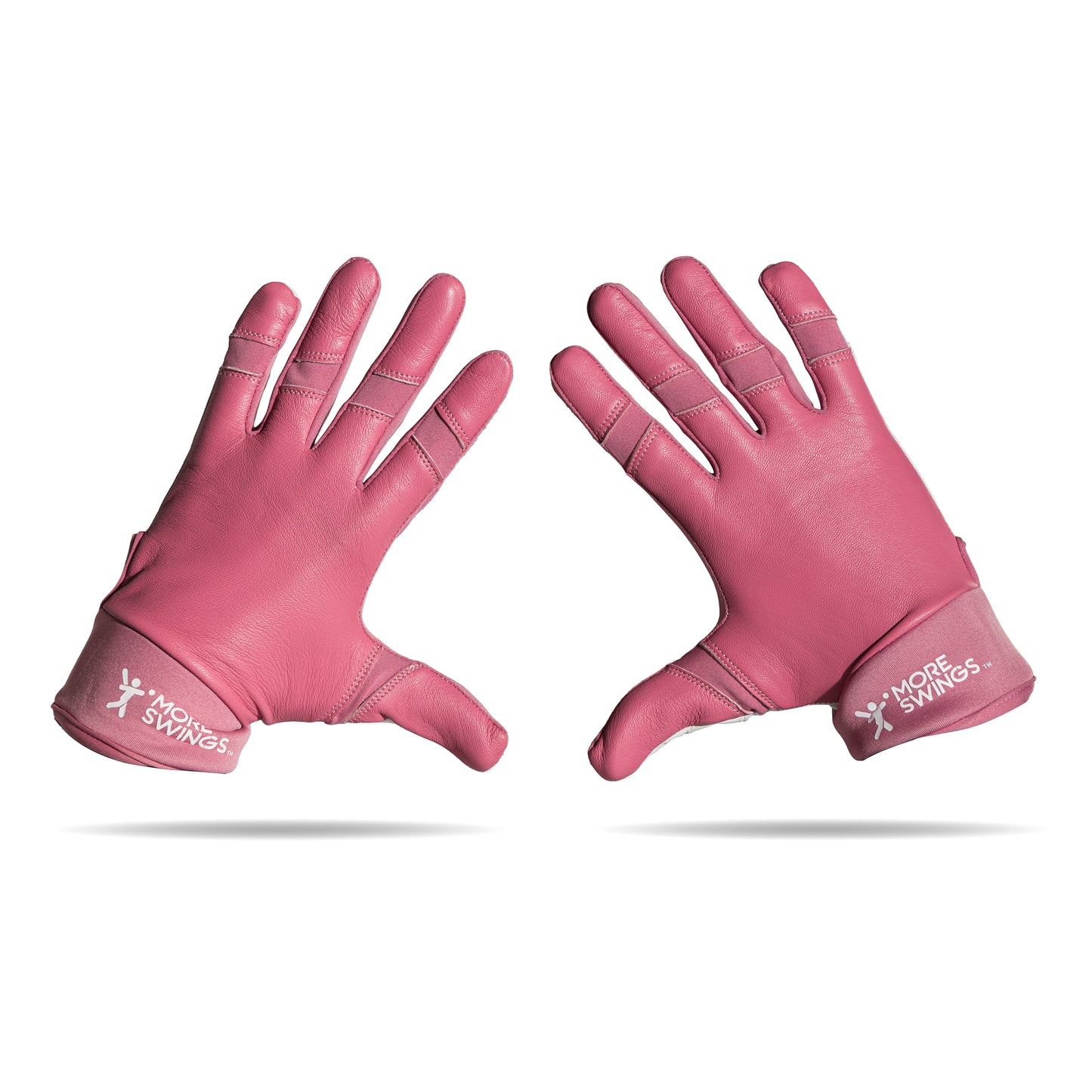 Pink & White Reversible Batting Gloves